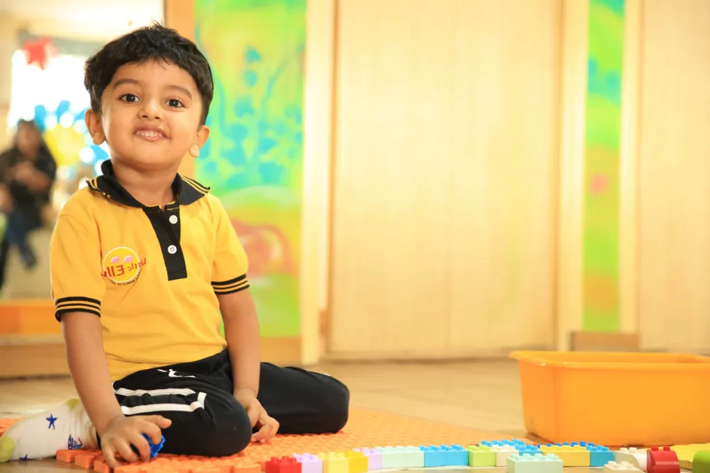 A child at a Little Elly classroom