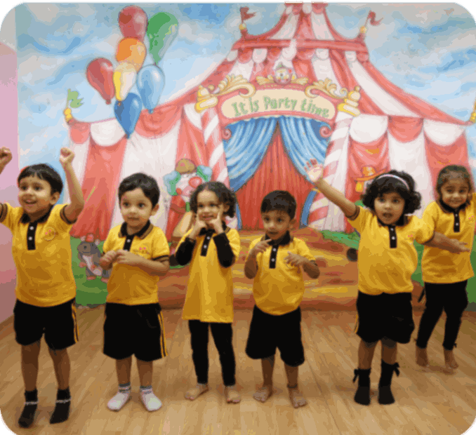 Little Ones preparing for annual day