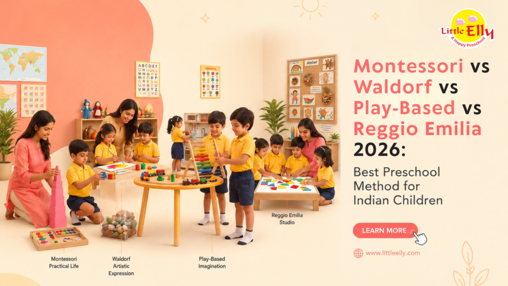 Montessori vs Waldorf vs Play-Based vs Reggio Emilia 2026